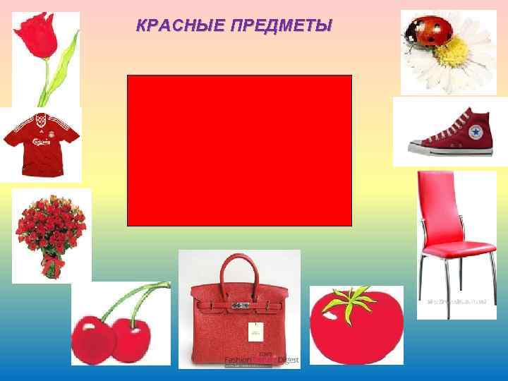 КРАСНЫЕ ПРЕДМЕТЫ 