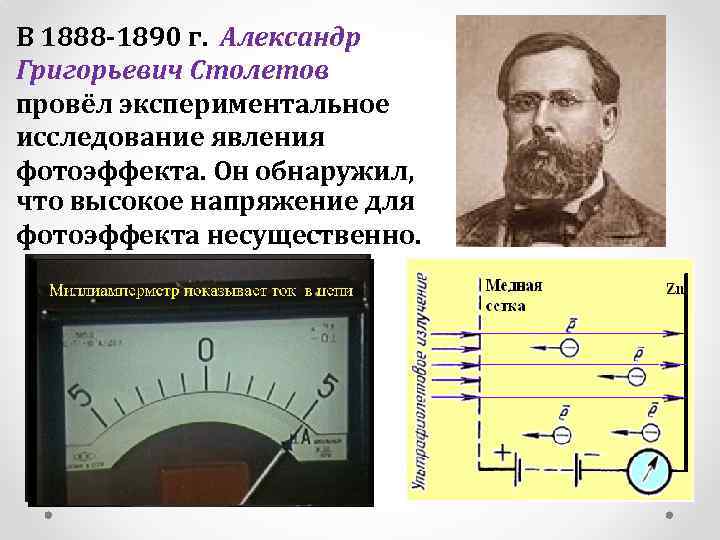 Столетов фотоэффект