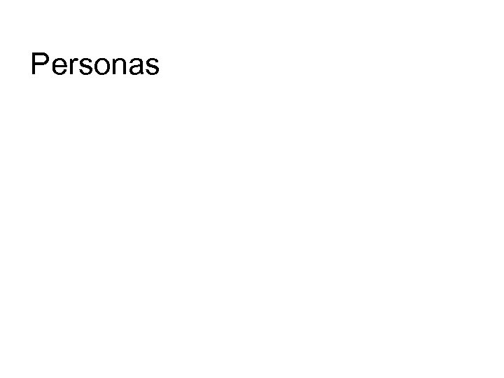 Personas 