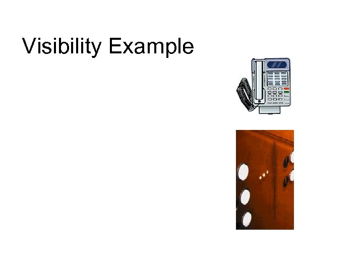 Visibility Example 