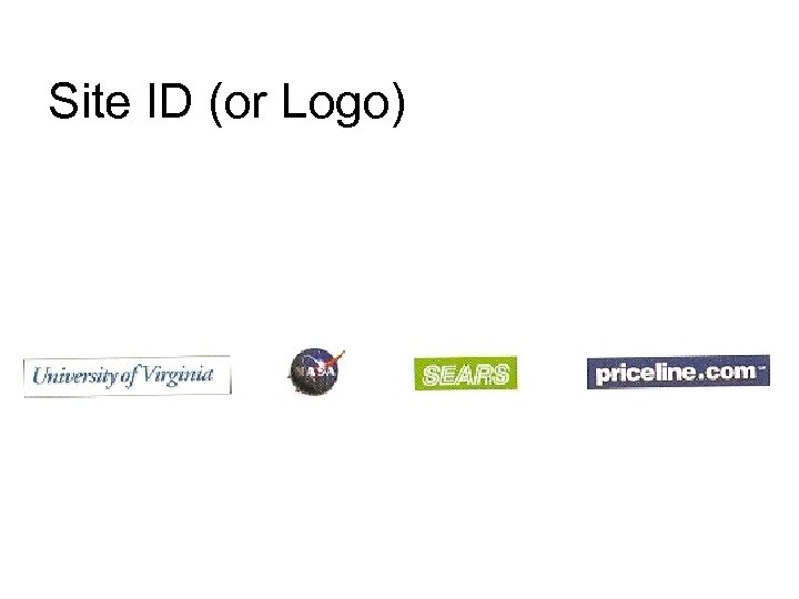 Site ID (or Logo) 