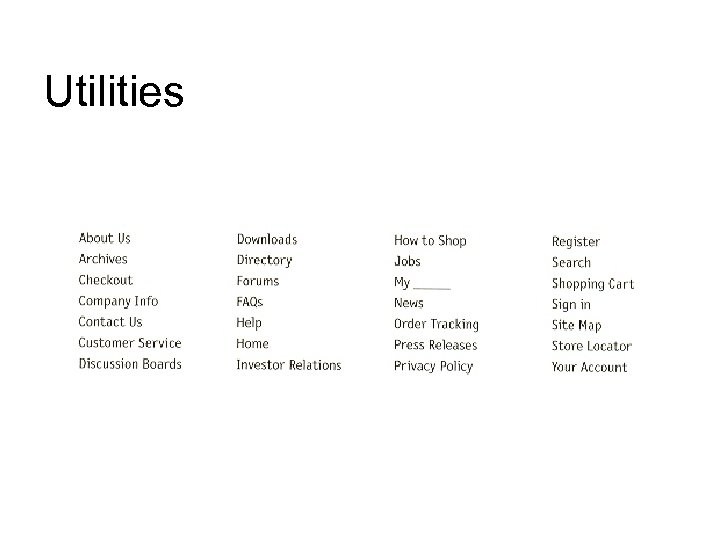 Utilities 