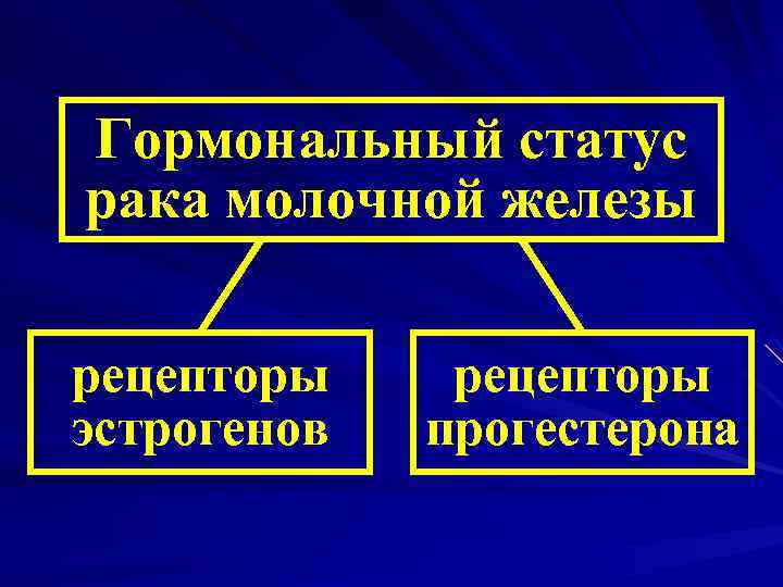 Гормональный статус рака молочной железы рецепторы эстрогенов рецепторы прогестерона 