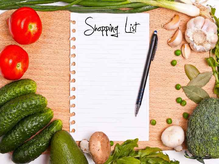 Your shopping list 