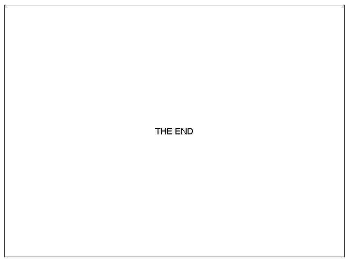 THE END 
