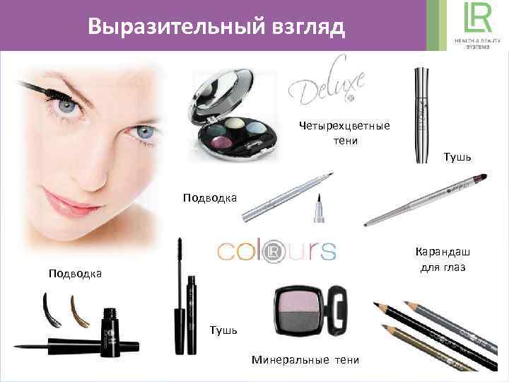 Выразительный взгляд Четырехцветные тени Тушь Подводка Карандаш для глаз Подводка Тушь Минеральные тени 