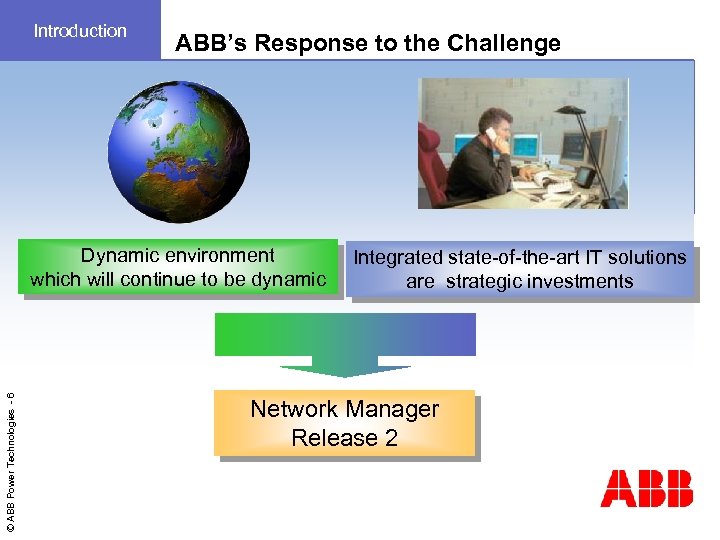 Introduction ABB’s Response to the Challenge © ABB Power Technologies - 6 Dynamic environment