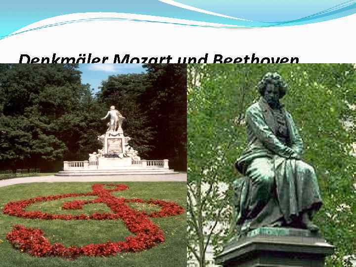 Denkmäler Mozart und Beethoven 