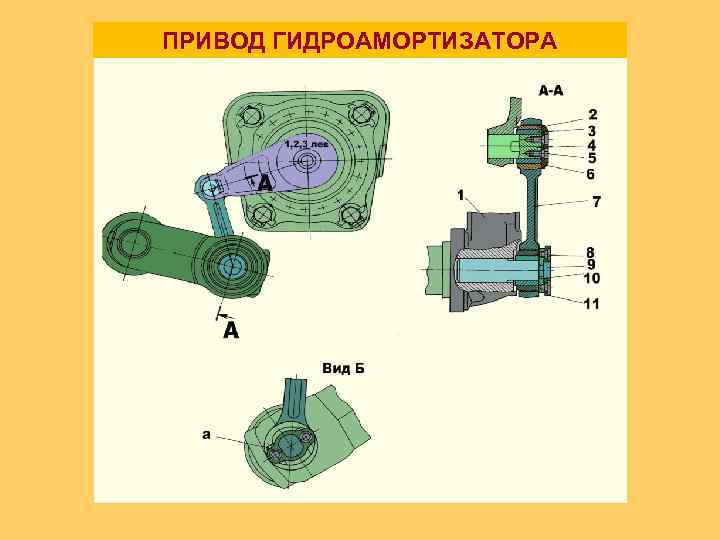 ПРИВОД ГИДРОАМОРТИЗАТОРА 