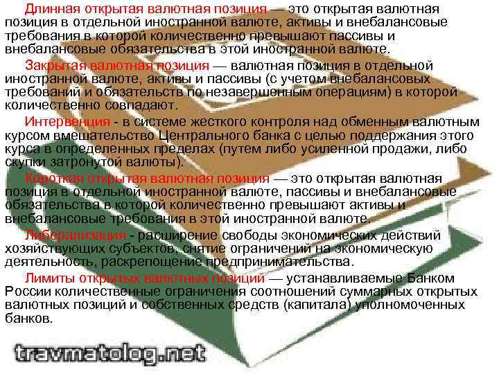 Длинная открытая валютная позиция — это открытая валютная позиция в отдельной иностранной валюте, активы