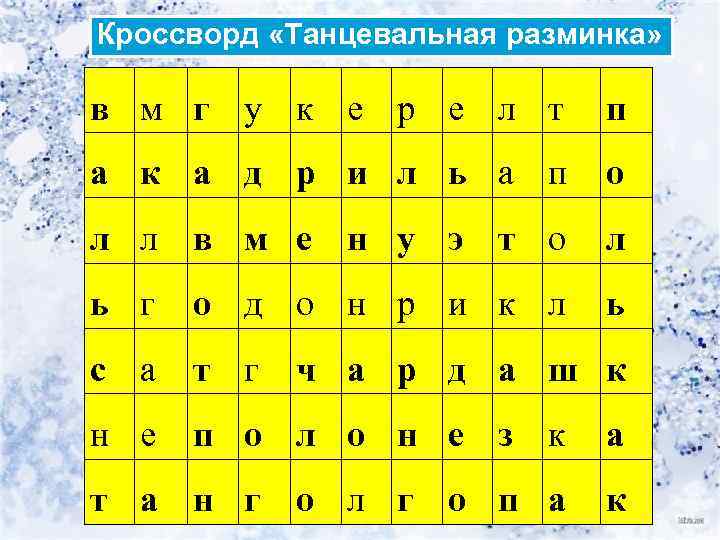 Чешский танец сканворд. Кроссворд танцы. Кроссворд по танцам. Кроссворд танцевальная разминка. Танцевальный кроссворд для детей.