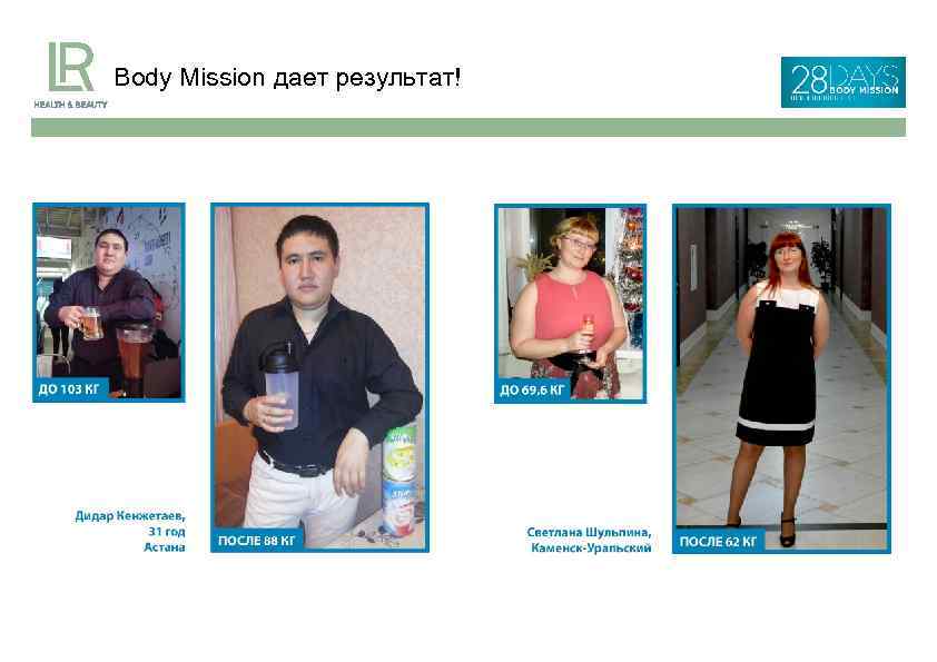 Body Mission дает результат! 