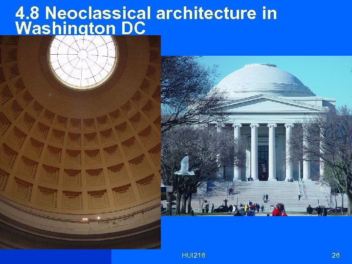 4. 8 Neoclassical architecture in Washington DC HUI 216 26 