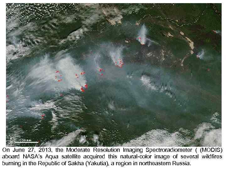 On June 27, 2013, the Moderate Resolution Imaging Spectroradiometer ( (MODIS) aboard NASA’s Aqua