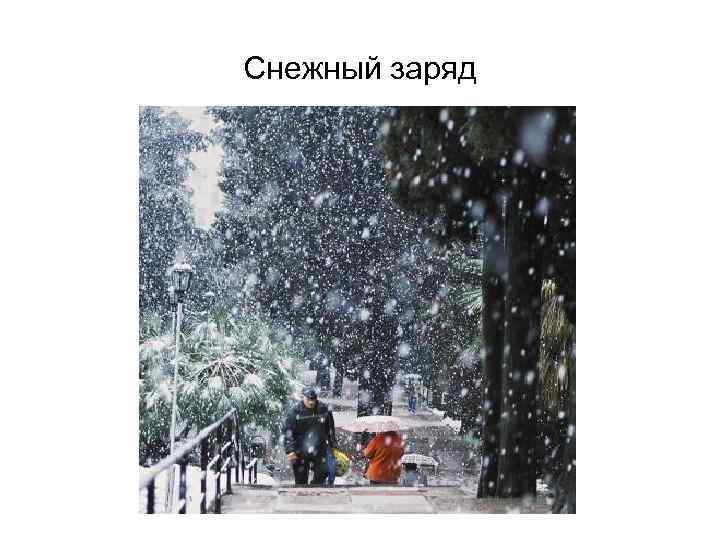 Снежный заряд 