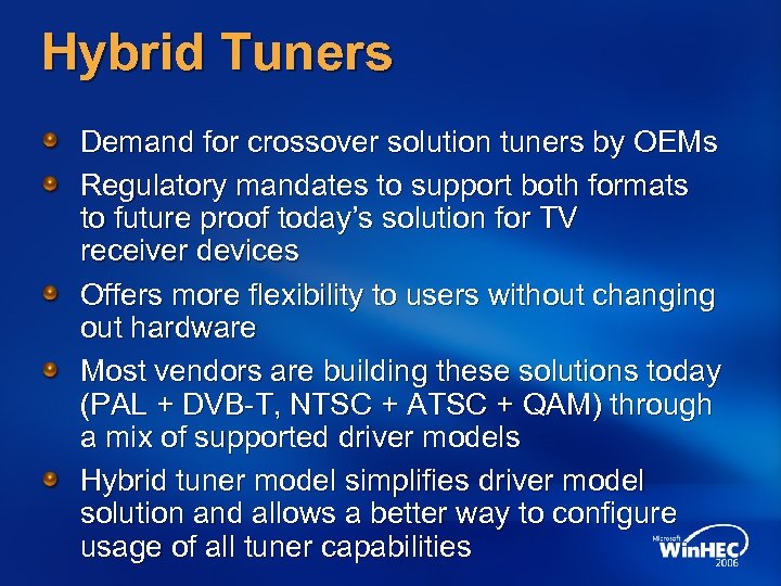 Hybrid Tuners Demand for crossover solution tuners by OEMs Regulatory mandates to support both