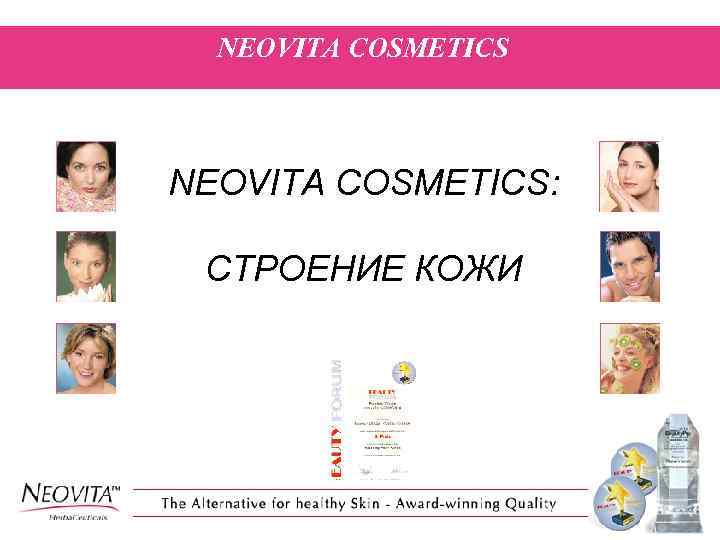 NEOVITA COSMETICS: СТРОЕНИЕ КОЖИ 