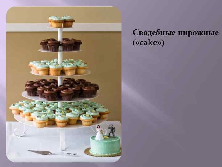 Свадебные пирожные ( «cake» ) 