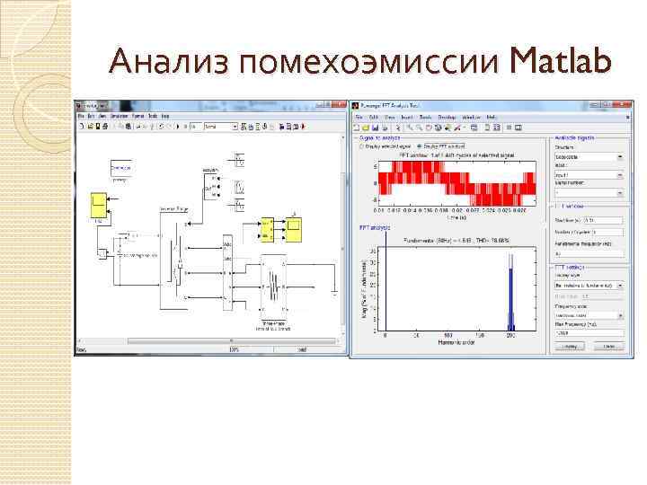 Анализ помехоэмиссии Matlab 
