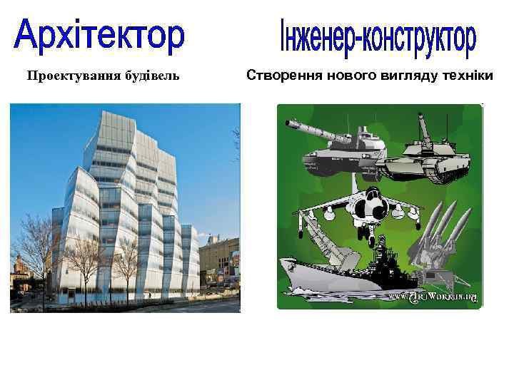 Проектування будівель Створення нового вигляду техніки 