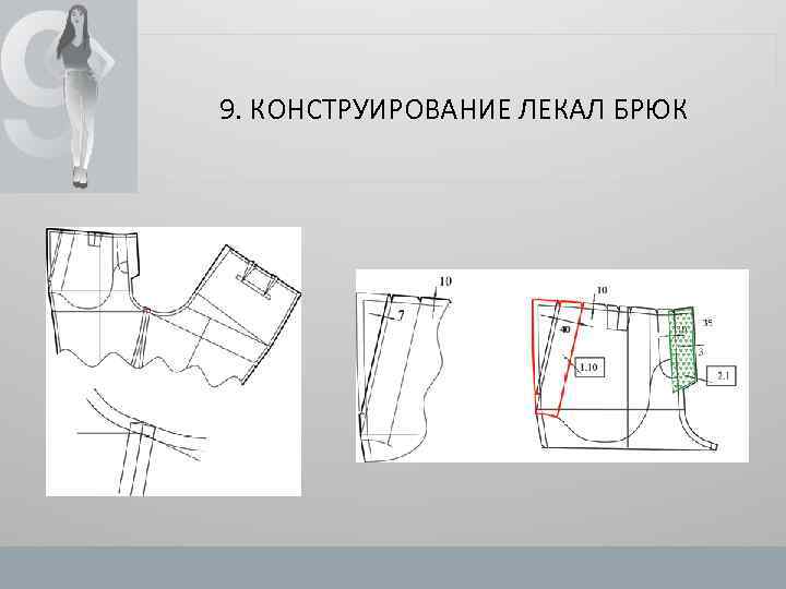 9. КОНСТРУИРОВАНИЕ ЛЕКАЛ БРЮК 