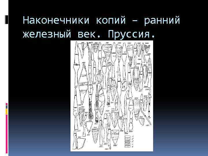 Наконечники копий – ранний железный век. Пруссия. 