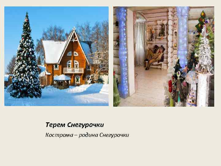 Терем Снегурочки Кострома – родина Снегурочки 