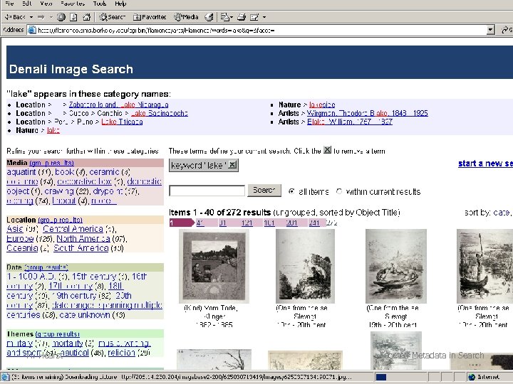 M. Hearst Faceted Metadata in Search 