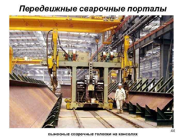 Передвижные сварочные порталы выносные сварочные головки на консолях 44 