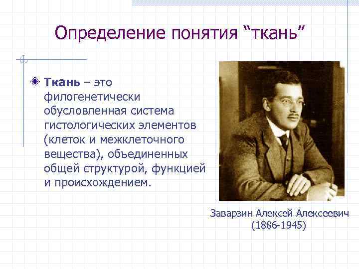 Определение понятия “ткань” Ткань – это филогенетически обусловленная система гистологических элементов (клеток и межклеточного