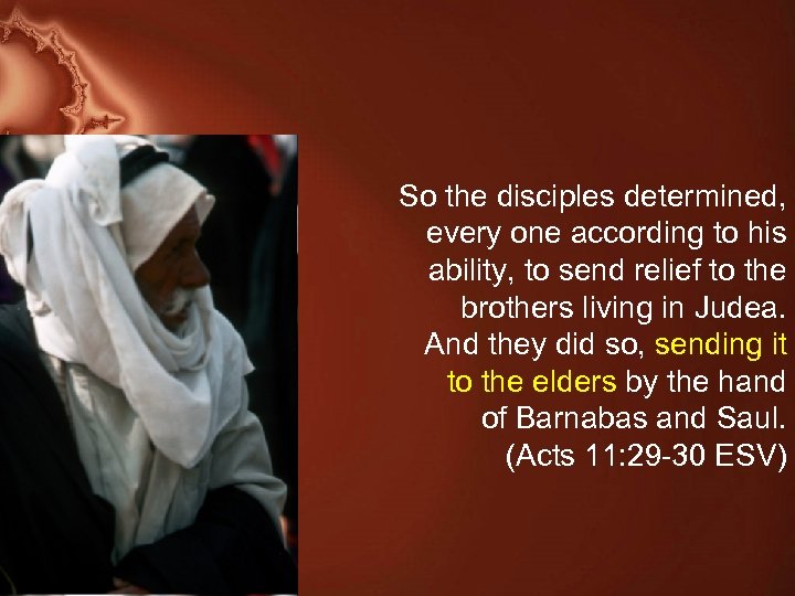 So the disciples determined, every one according to his ability, to send relief to