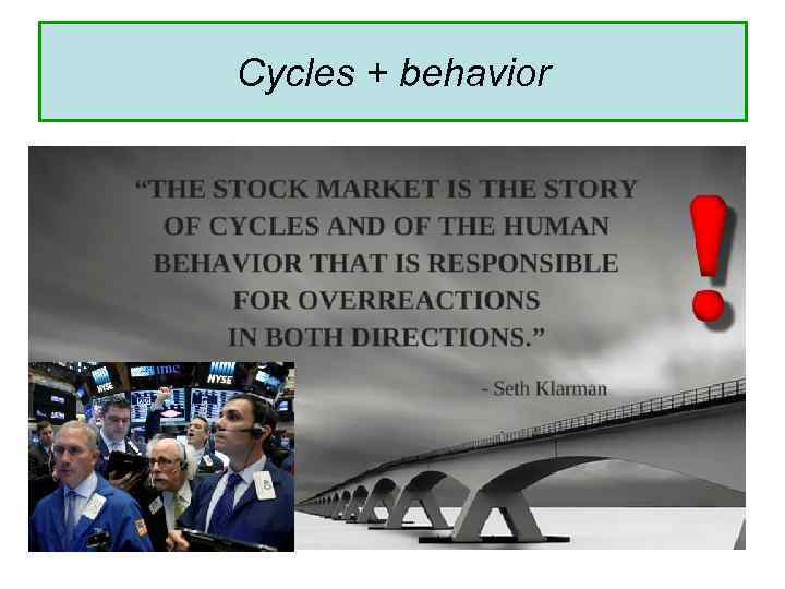 Cycles + behavior 