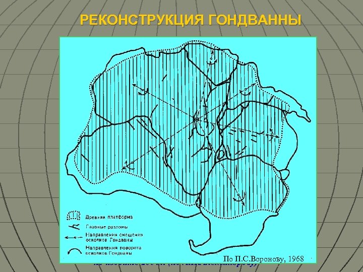 РЕКОНСТРУКЦИЯ ГОНДВАННЫ Сходство очертаний восточного побережья Ю. Америки и западного побережья Африки (по Альфреду