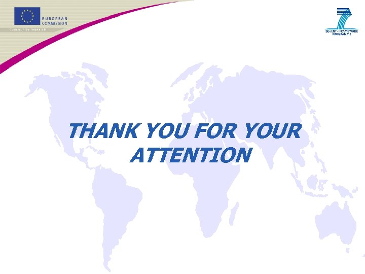 THANK YOU FOR YOUR ATTENTION 