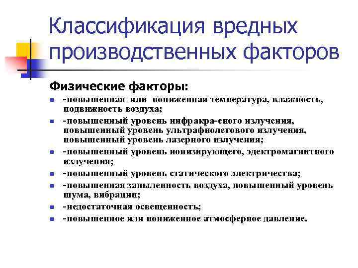 Схема производственные факторы