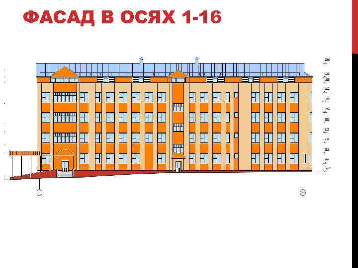 ФАСАД В ОСЯХ 1 -16 