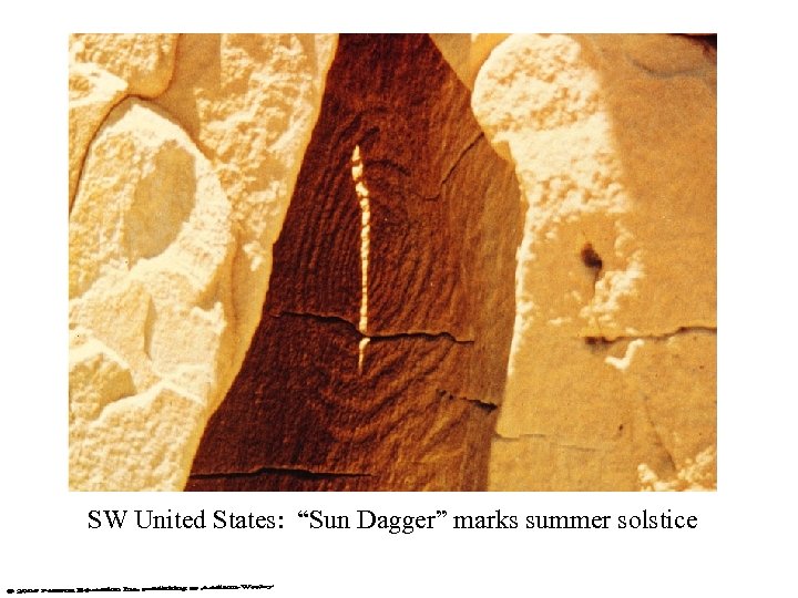 SW United States: “Sun Dagger” marks summer solstice 