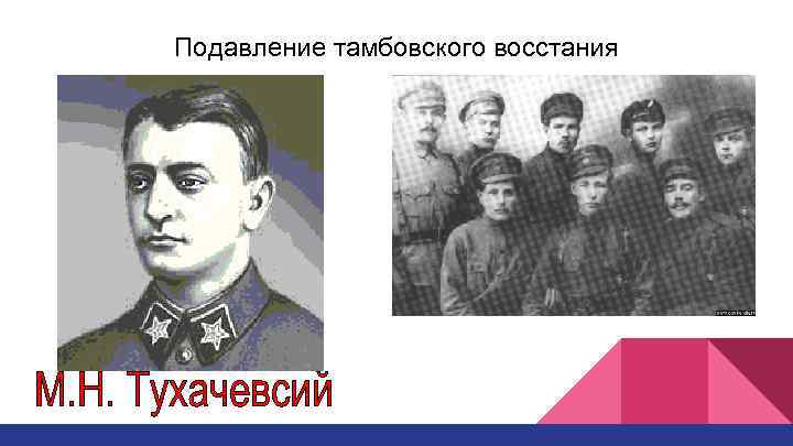 Подавление тамбовского восстания 