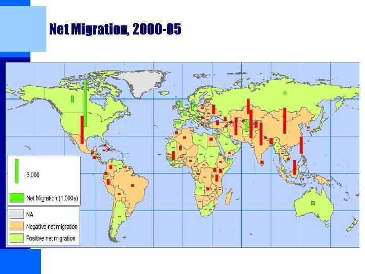 Net Migration, 2000 -05 