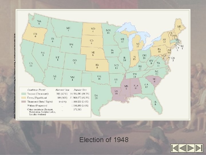 Election of 1948 © 2004 Wadsworth, a division of Thomson Learning, Inc. Thomson Learning™