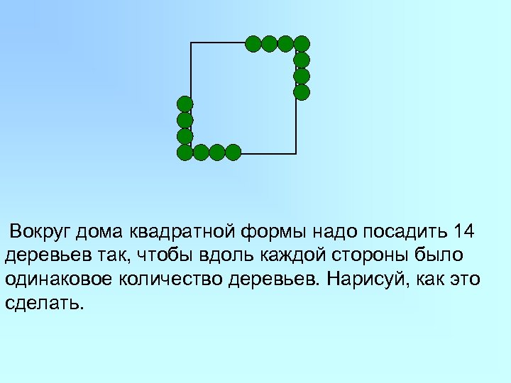 Вокруг надо. Вокруг клумбы квадратной формы. Вокруг клумбы квадратной формы надо разместить. Вокруг дома квадратной формы надо посадить 14. Вокруг клумбы квадратной формы надо разместить 14.