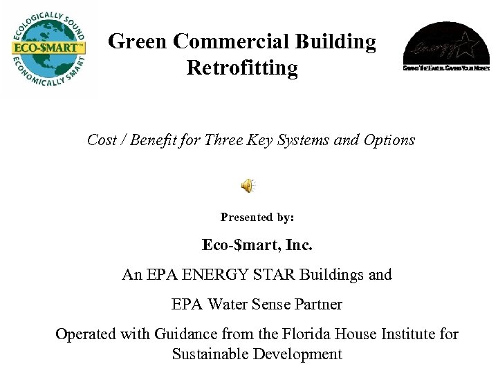 Green Commercial Building Retrofitting Cost / Benefit for Three Key Systems and Options Presented