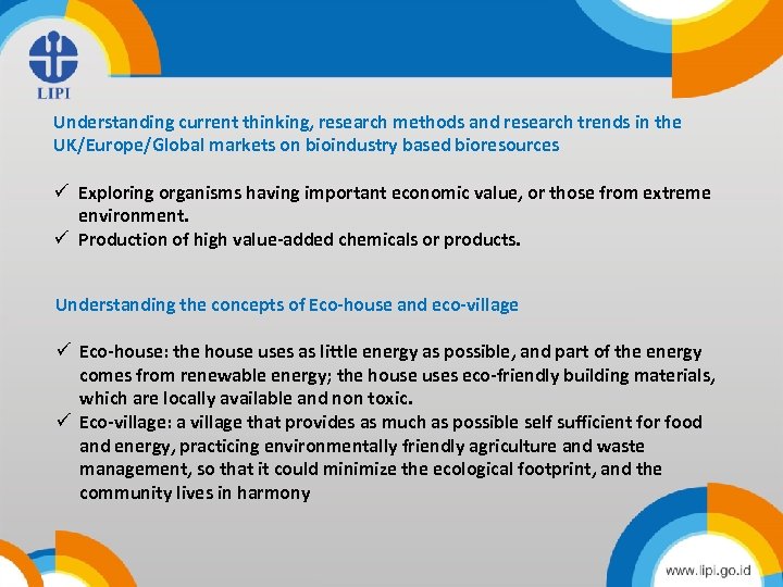 Title Understanding current thinking, research methods and research trends in the UK/Europe/Global markets on