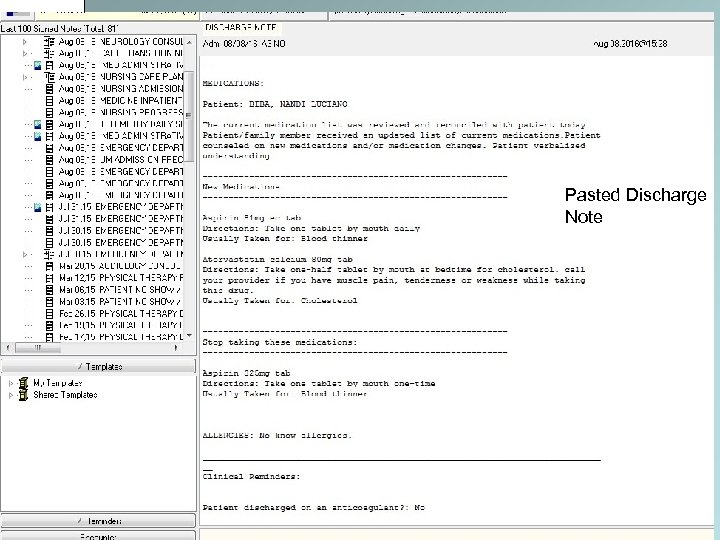 Pasted Discharge Note 