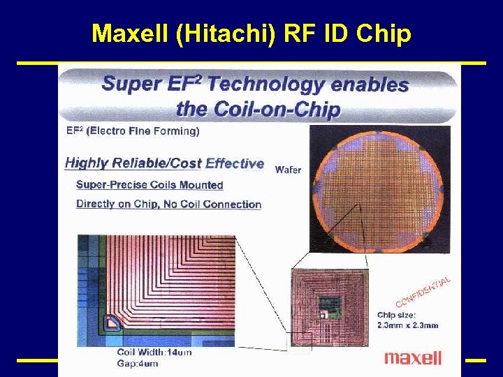 Maxell (Hitachi) RF ID Chip SMART DUST 
