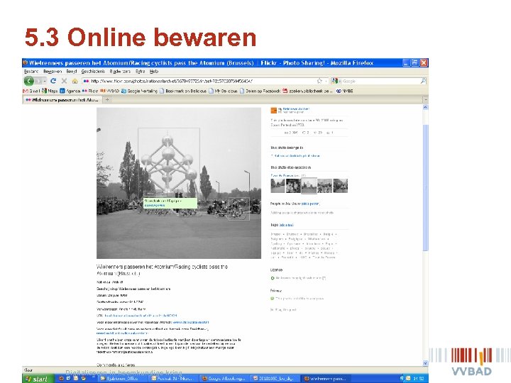 5. 3 Online bewaren | Digitaliseren in heemkundige kring 