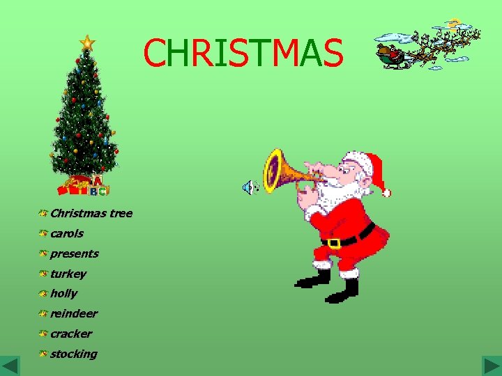CHRISTMAS Christmas tree carols presents turkey holly reindeer cracker stocking 