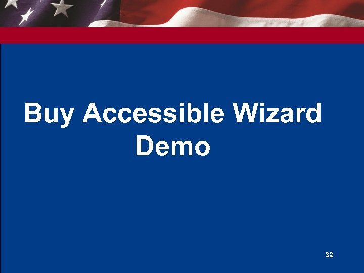 Buy Accessible Wizard Demo 32 