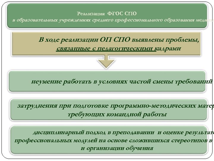 Государственное бюджетное учреждение среднего. Проблемы среднего профессионального образования. Реализация СПО. Проблемы СПО В современных условиях. Проблемы педагогики СПО.