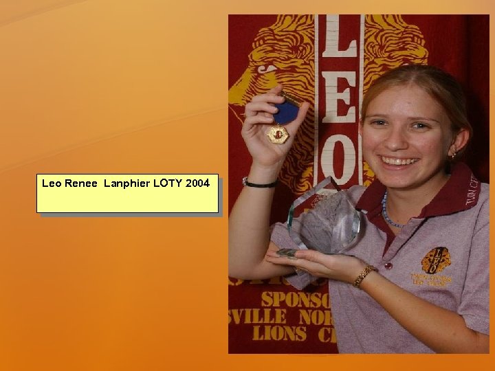 Leo Renee Lanphier LOTY 2004 